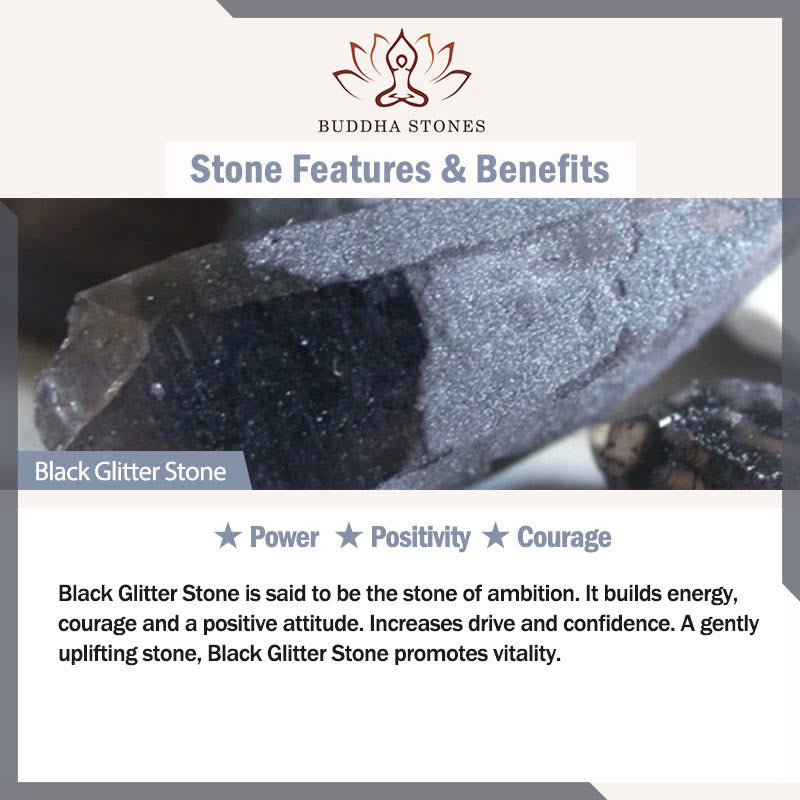 Bracelet de positivité Lotus en pierres naturelles noires pailletées multicouches avec 108 perles Mala Buddha Stones