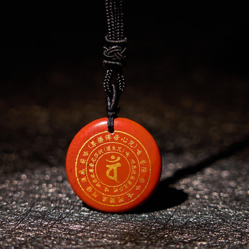 Buddha Stones Vairocana Tathagata Mantra Sanskrit Divers Cristal Obsidienne Noire Aventurine Verte Collier Pendentif Force