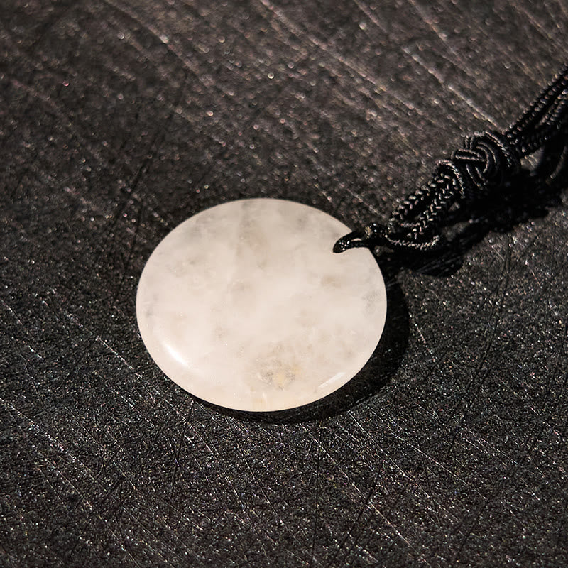 Buddha Stones Vairocana Tathagata Mantra Sanskrit Divers Cristal Obsidienne Noire Aventurine Verte Collier Pendentif Force