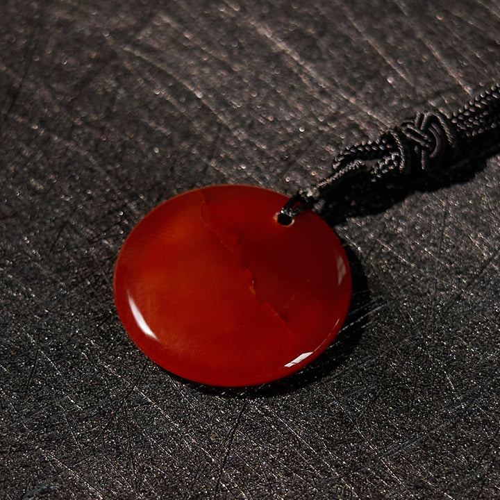 Collier pendentif de purification en obsidienne noire avec Buddha Stones et motif de lotus svastika naturel et divers cristaux