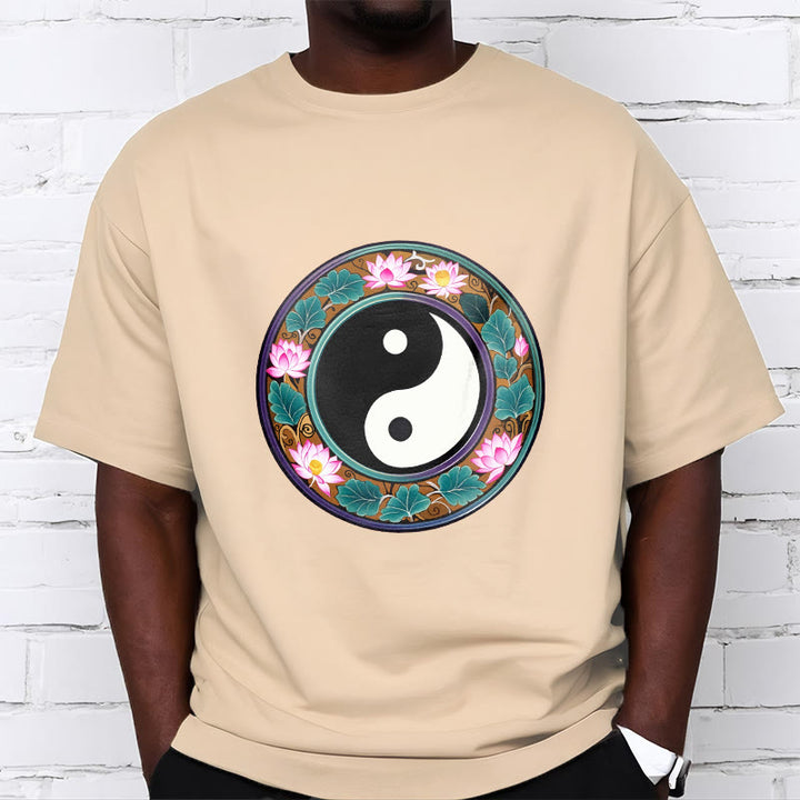 T-shirt en coton Buddha Stones de lotus, Yin et Yang - image 16