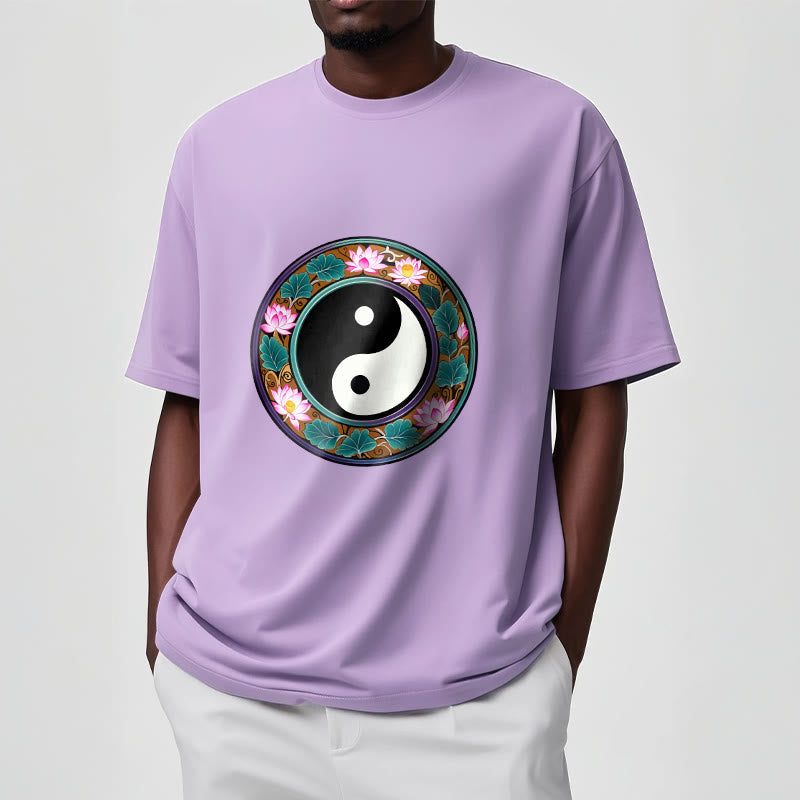 T-shirt en coton Buddha Stones de lotus, Yin et Yang - image 20