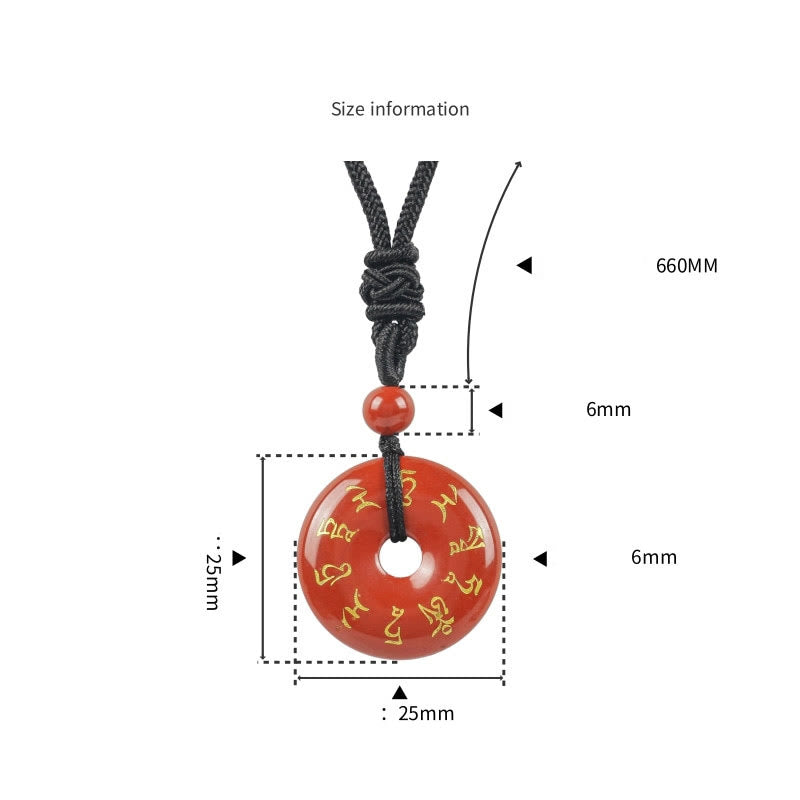 Collier pendentif en obsidienne noire Buddha Stones et mantra Tara vert naturel et divers cristaux - image 8