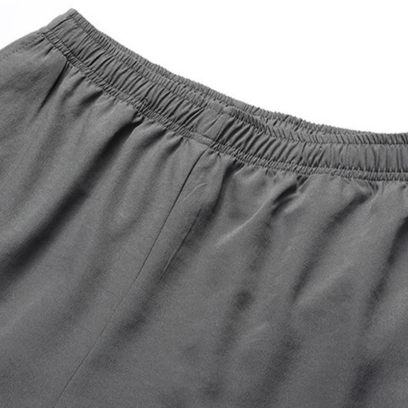 Costume Fu Tang brodé avec Buddha Stones pour le Nouvel An chinois, haut à manches longues et pantalon Hanfu, ensemble pour hommes - image 12