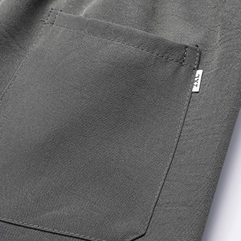 Costume Fu Tang brodé avec Buddha Stones pour le Nouvel An chinois, haut à manches longues et pantalon Hanfu, ensemble pour hommes - image 14