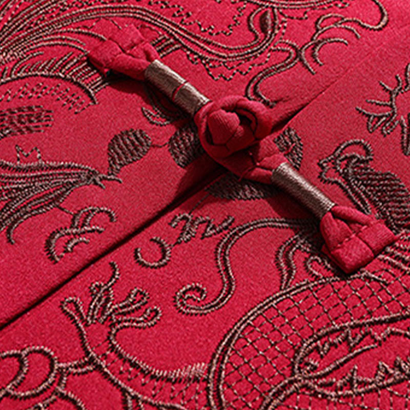 Costume Tang brodé avec Buddha Stones pour le Nouvel An chinois, uniforme traditionnel Hanfu, haut à manches longues et pantalon, ensemble pour hommes - image 10