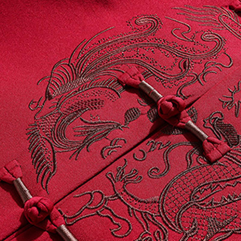 Costume Tang brodé avec Buddha Stones pour le Nouvel An chinois, uniforme traditionnel Hanfu, haut à manches longues et pantalon, ensemble pour hommes - image 11