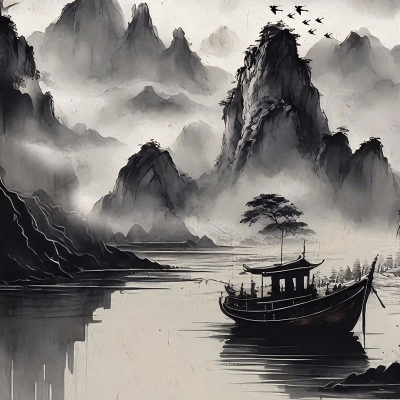 Leggings de fitness en tissu lycra avec imprimé paysage de Buddha Stones éclaboussées d'encre, pantalons de yoga pour femmes - image 1