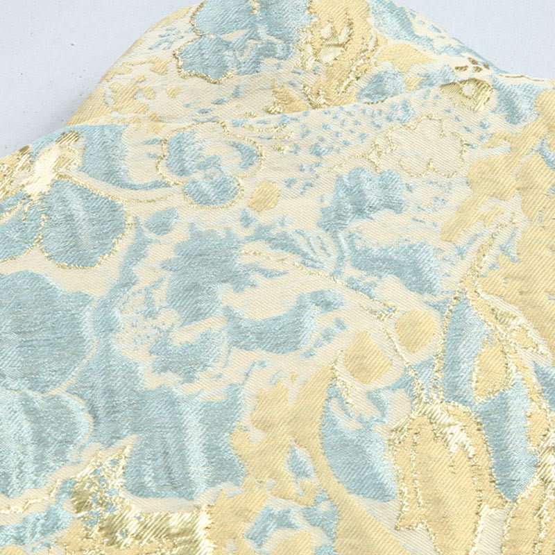 Veste et chemise pour homme avec poches et broderie jacquard et boutons de grenouille, style Tang , Buddha Stones, Nouvel An chinois