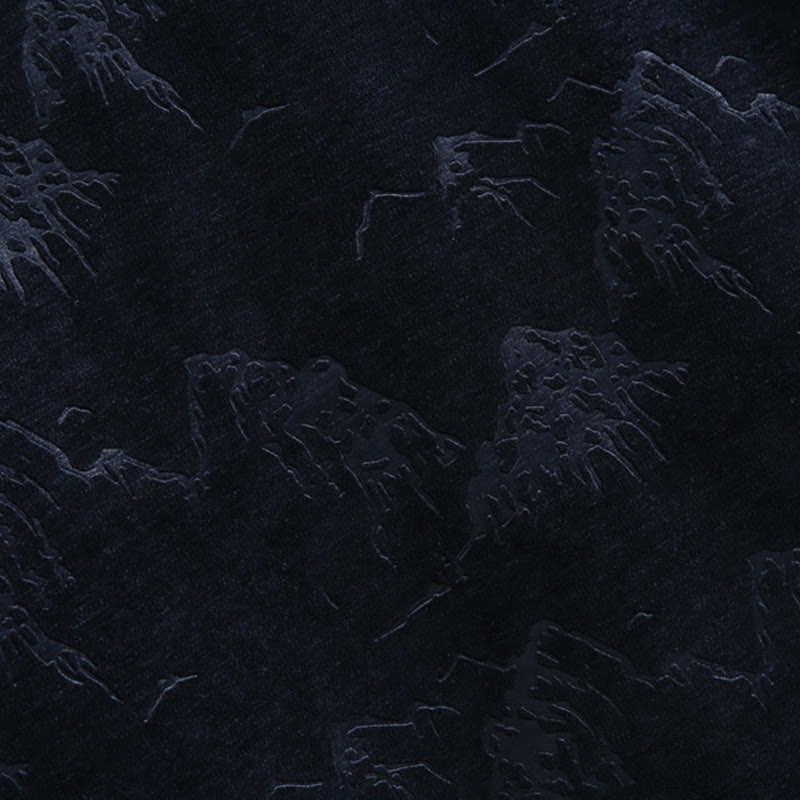 Chemise Tang pour homme avec boutons de grenouille et imprimé paysage du Nouvel An chinois , Buddha Stones , faite à la main, avec poches