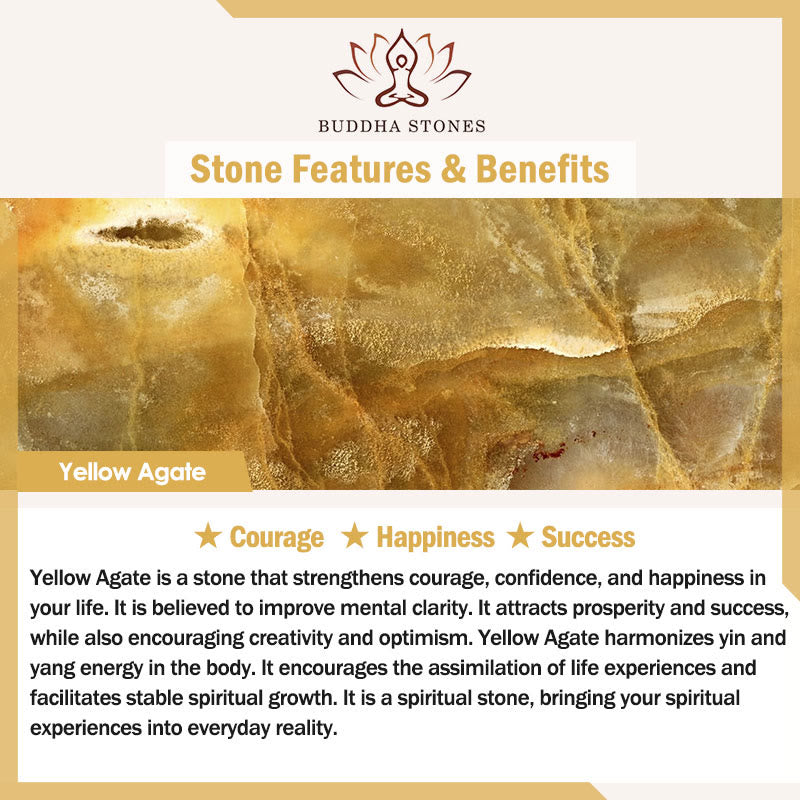 Bracelet de sagesse en pierre de soleil Buddha Stones et cinq éléments en cristal d'agate - image 10