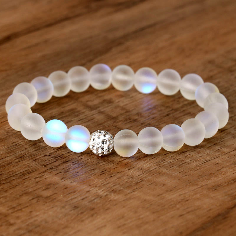 Bracelet de guérison en zircon avec Buddha Stones