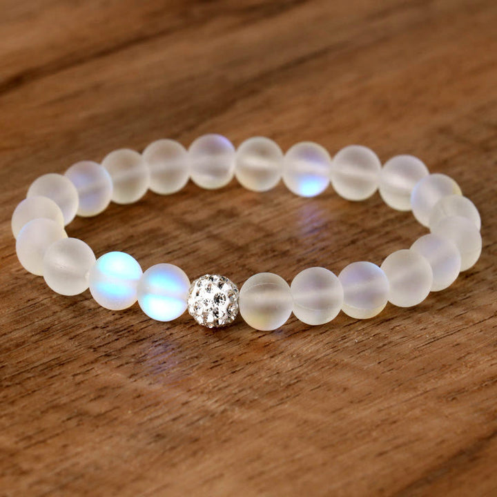 Bracelet de guérison en zircon avec Buddha Stones