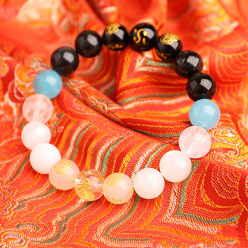 Buddha Stones Cinq éléments Divers cristal d'agate Agate rouge du Sud Quartz fraise Pierre de soleil Citrine Bracelet porte-bonheur - image 41