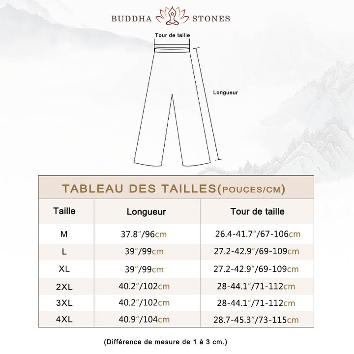 Ensemble 2 pièces chemise à manches courtes et pantalon pour homme avec personnage de dragon et feuille de bambou et boutons de Buddha Stones - image 6