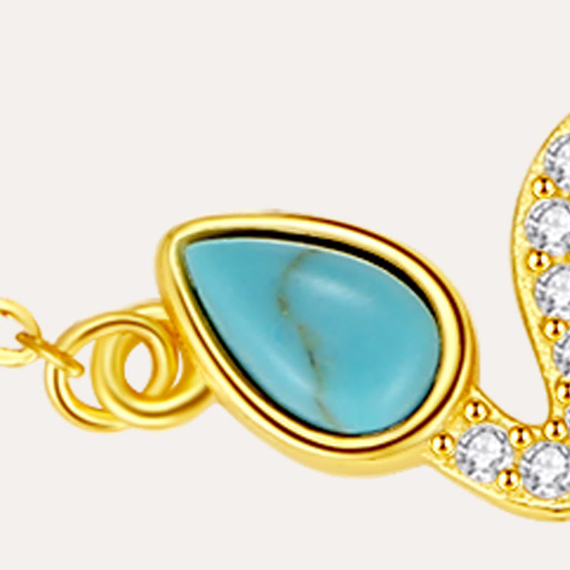 Bracelet de protection en argent sterling 925 avec opale turquoise et Buddha Stones Année du serpent