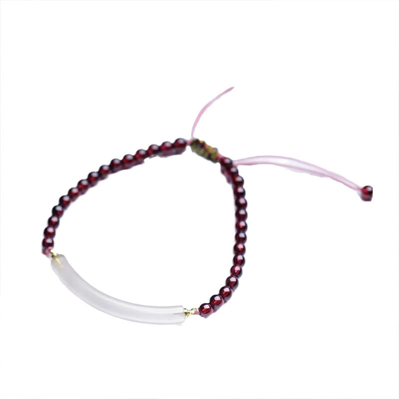 Bracelet manchette calme en Buddha Stones , agate grise
