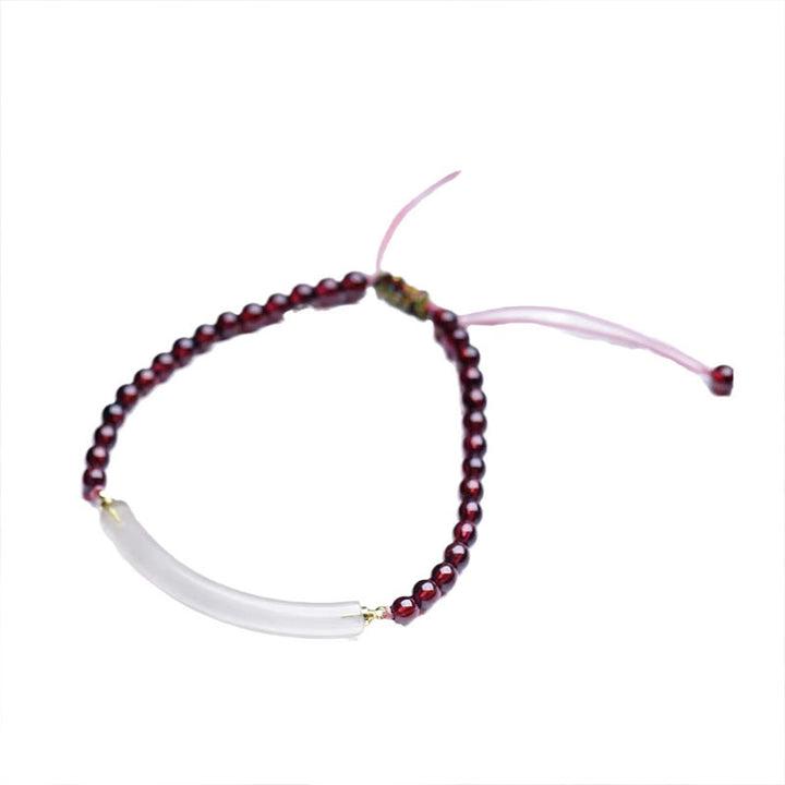 Bracelet manchette calme en Buddha Stones , agate grise