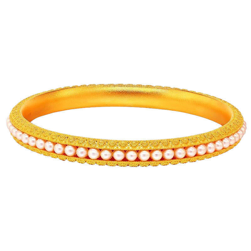 Bracelet manchette de guérison en perles de cuivre et Buddha Stones