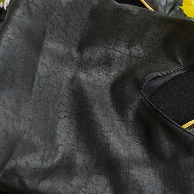 Sac à bandoulière en soie Xiangyunsha avec broderie Buddha Stones