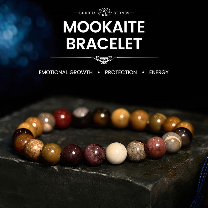 Bracelet de croissance émotionnelle en mookaite Buddha Stones
