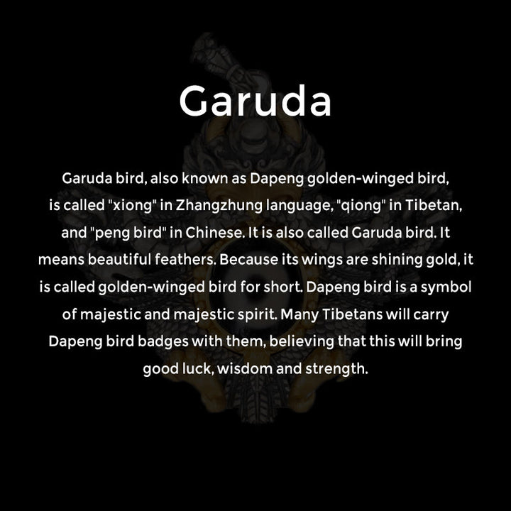 Collier pendentif de protection en perles dzi avec oiseau Garuda en argent sterling 925 et Buddha Stones - image 8