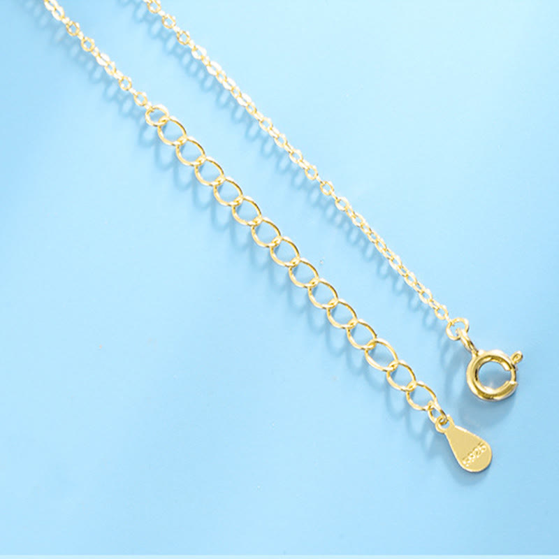 Collier pendentif feuille de ginkgo en argent sterling 925 avec boucle de paix et Buddha Stones en jade Hetian - image 1