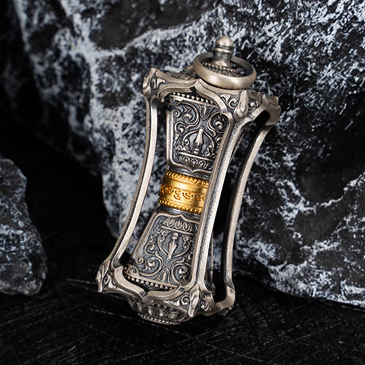 Collier pendentif tibétain en argent sterling 925 avec Buddha Stones et bénédiction de la déesse Zakiram - image 7