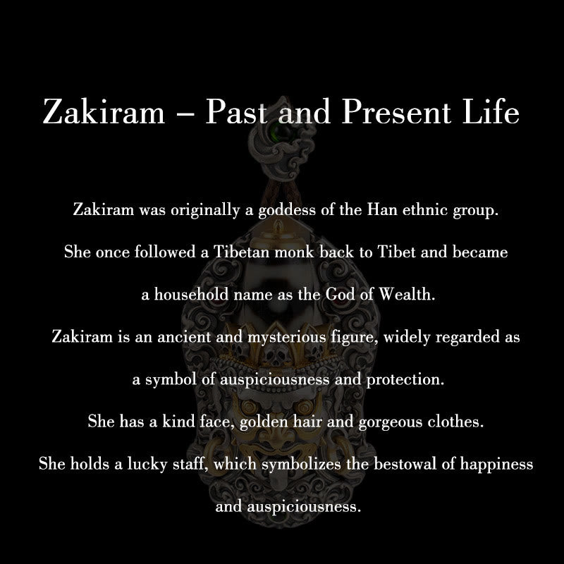 Collier pendentif en perles Dzi de la déesse de la richesse tibétaine en argent sterling 925 avec Buddha Stones - image 13