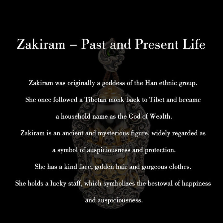 Collier pendentif en perles Dzi de la déesse de la richesse tibétaine en argent sterling 925 avec Buddha Stones - image 13