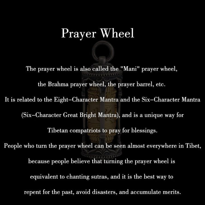 Buddha Stones en argent sterling 925 avec roue de prière tibétaine et pierres de Bouddha Om Mani Padme Hum - image 12