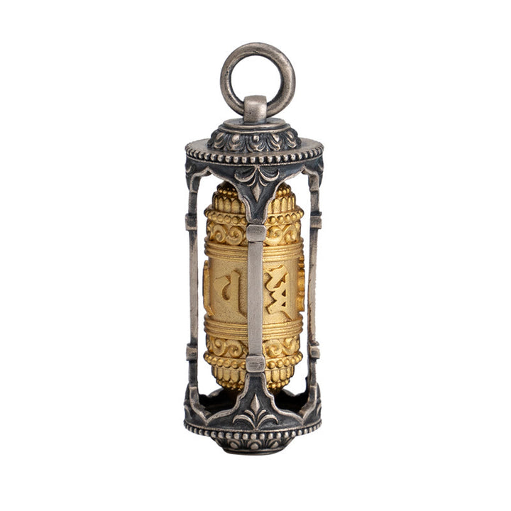 Buddha Stones en argent sterling 925 avec roue de prière tibétaine et pierres de Bouddha Om Mani Padme Hum - image 14