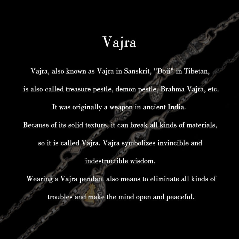 Collier en chaîne en métal avec bénédiction Vajra Dorje en argent sterling 925 avec Buddha Stones et déesse de la richesse Zakiram blanc tibétain - image 9