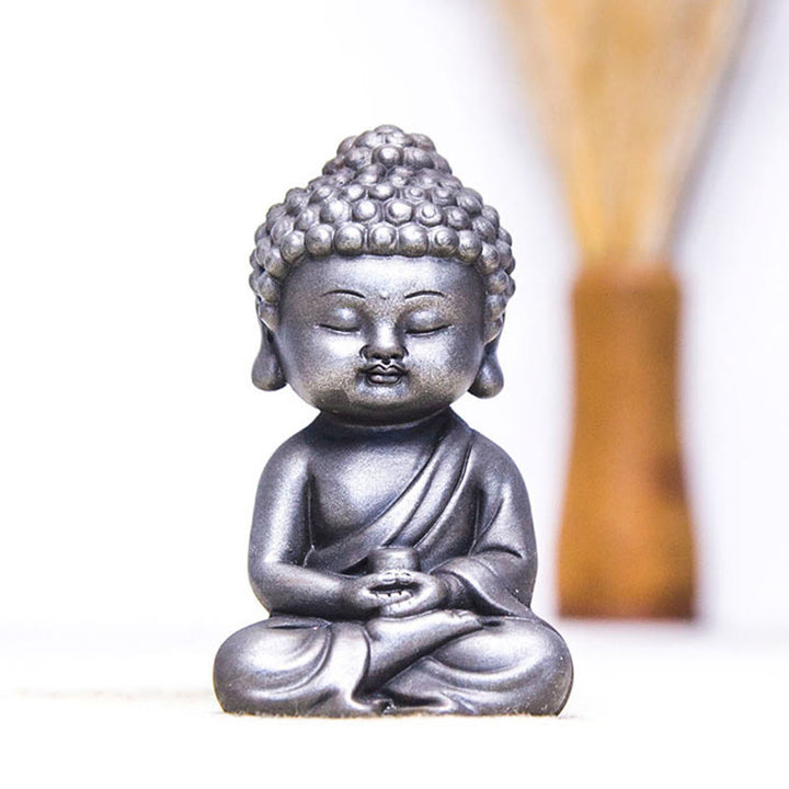 Buddha Stones faites à la main, Ksitigarbha Kwan Yin Guanyin Avalokitesvara Tathagata, poudre de fer rouille, Statue en résine moulée, décoration de la maison - image 29