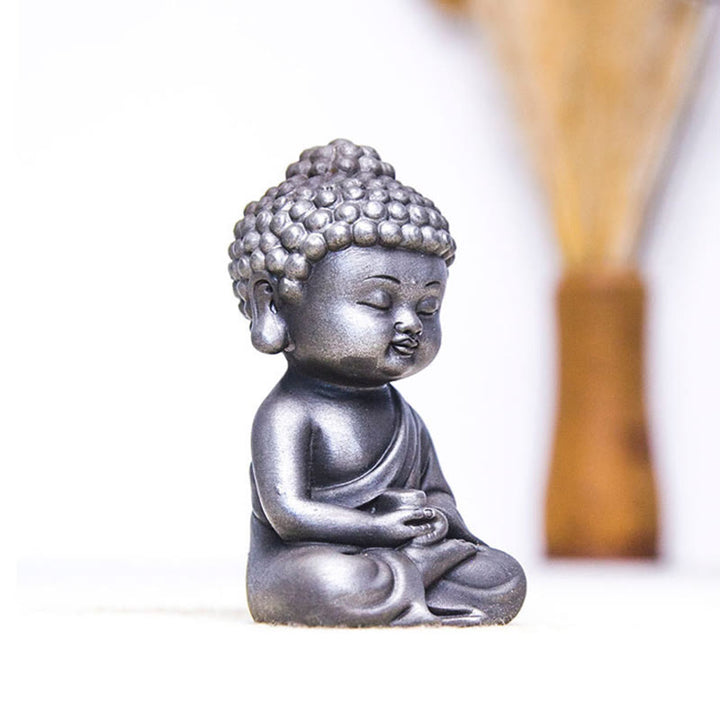 Buddha Stones faites à la main, Ksitigarbha Kwan Yin Guanyin Avalokitesvara Tathagata, poudre de fer rouille, Statue en résine moulée, décoration de la maison - image 30
