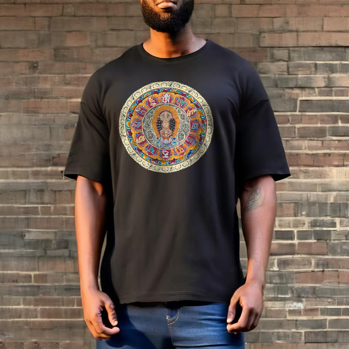 T-shirt en coton Buddha Stones Dorje Vajra Mandala Bouddha - image 4