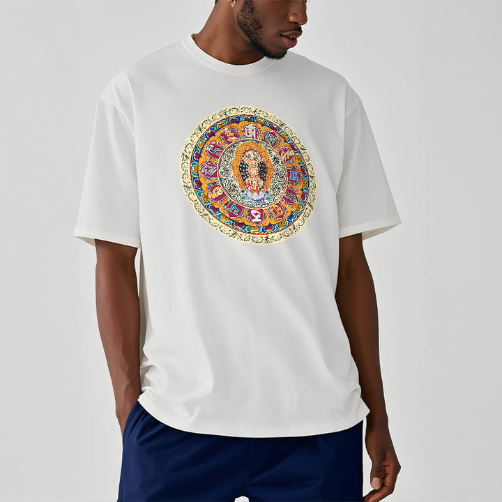 T-shirt en coton Buddha Stones Dorje Vajra Mandala Bouddha - image 13