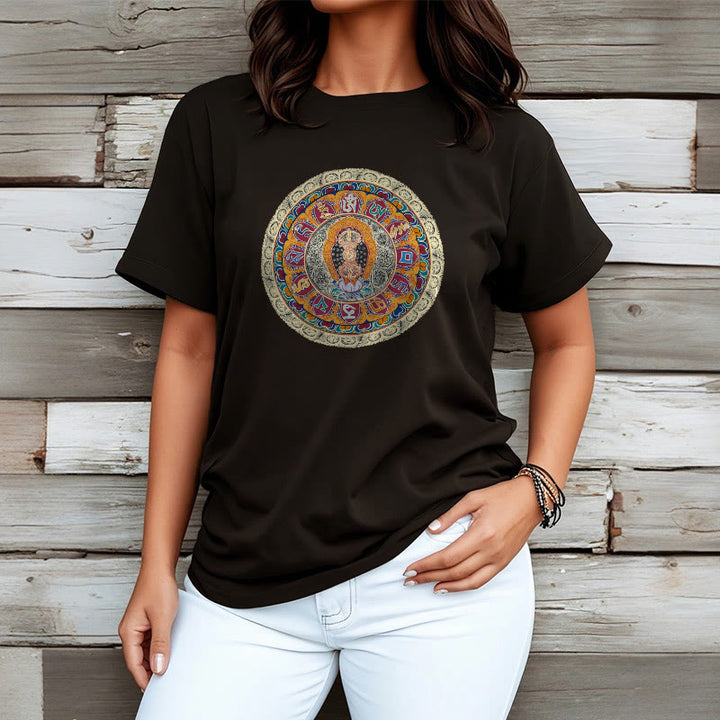 T-shirt en coton Buddha Stones Dorje Vajra Mandala Bouddha - image 4