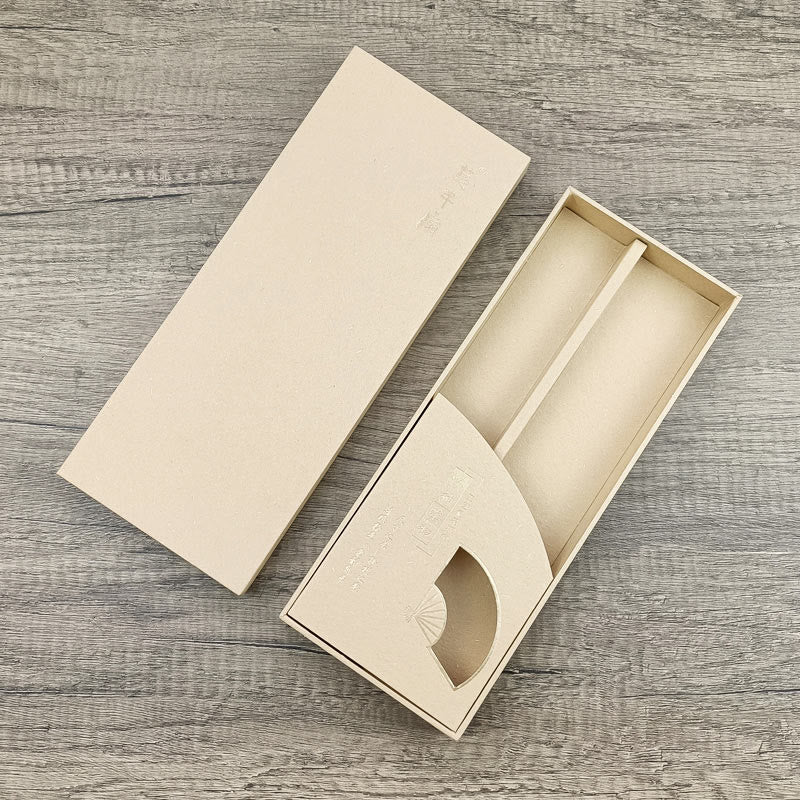 Éventail pliable à main en bambou Buddha Stones rétro