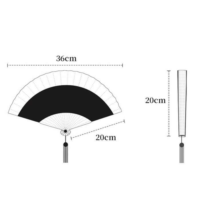 Éventail pliable en bambou à gravure creuse rétro avec Buddha Stones