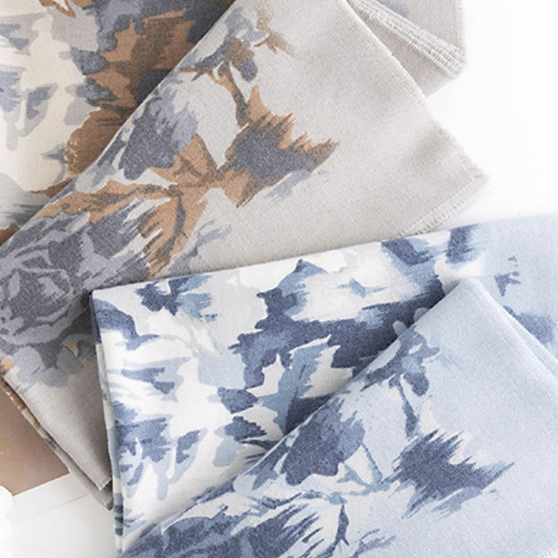 Châle tibétain en Buddha Stones , ethnique, rétro, imprimé rose, automne-hiver, écharpe chaude et confortable - image 9