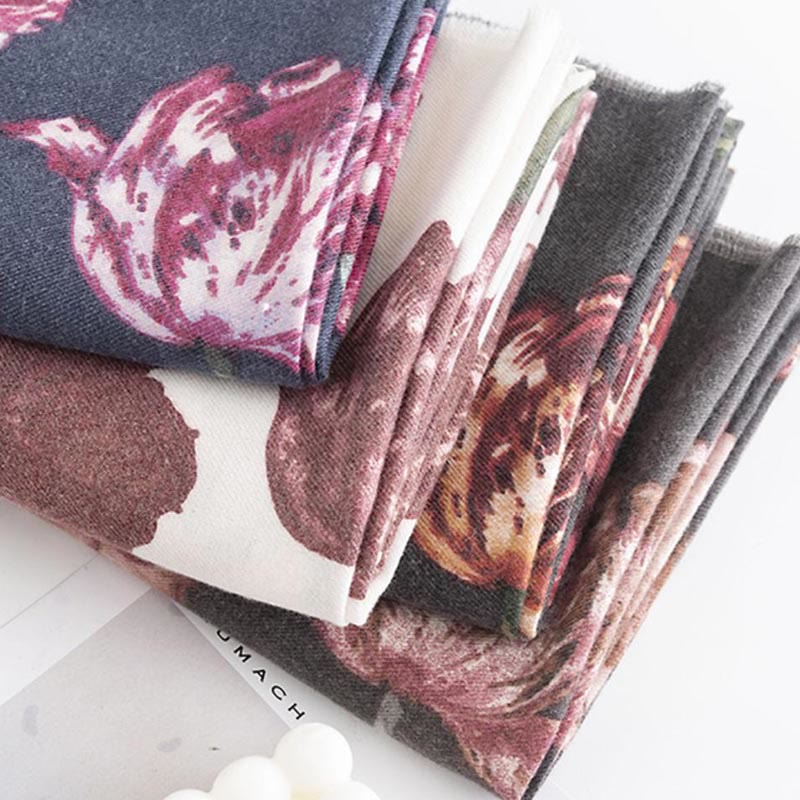 Châle tibétain en Buddha Stones, élégant, imprimé floral, automne hiver, doux et chaud, écharpe - image 14