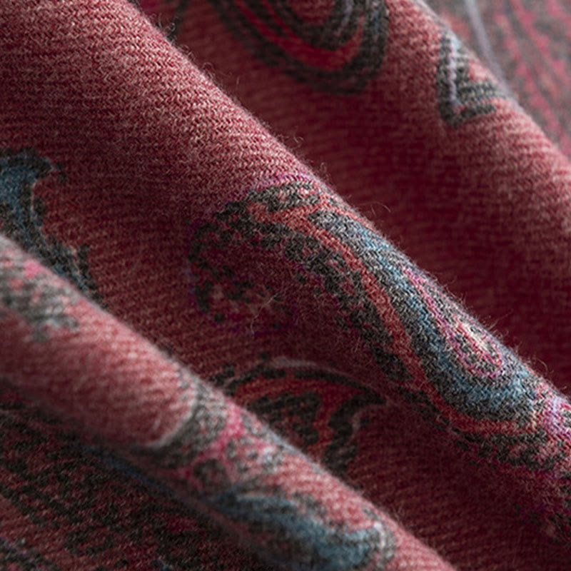 Châle imprimé cachemire tibétain Buddha Stones pour l'automne et l'hiver, écharpe douce et chaude - image 7