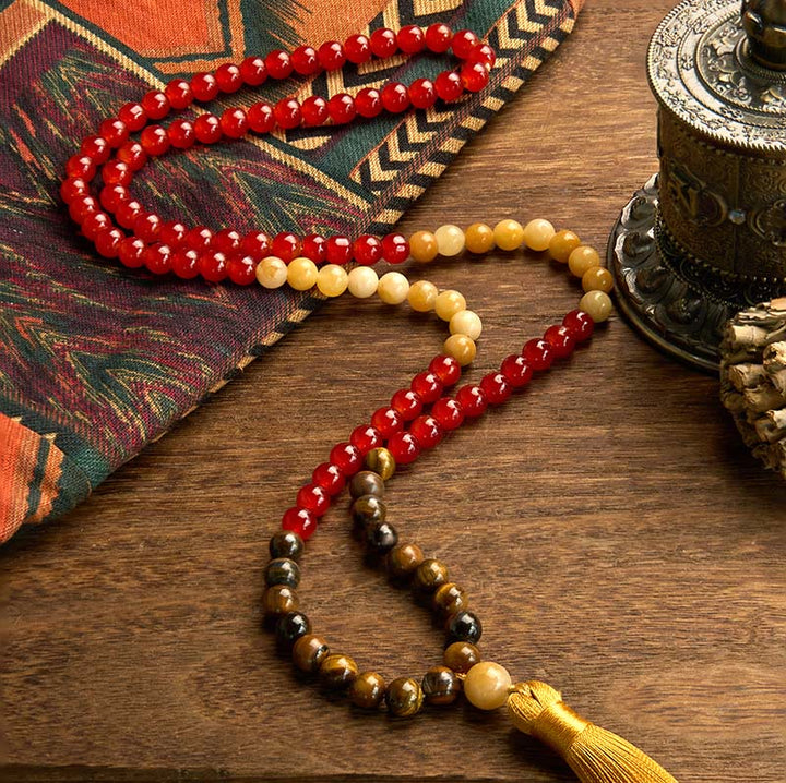 Bracelet Mala 108 Buddha Stones