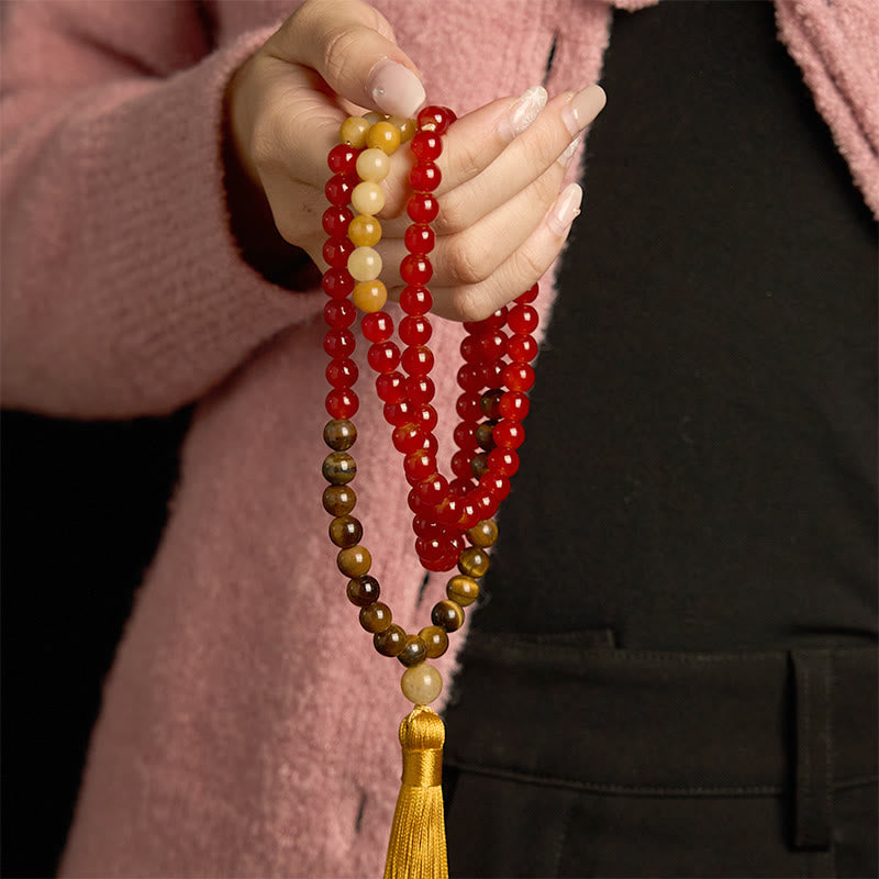 Bracelet Mala 108 Buddha Stones