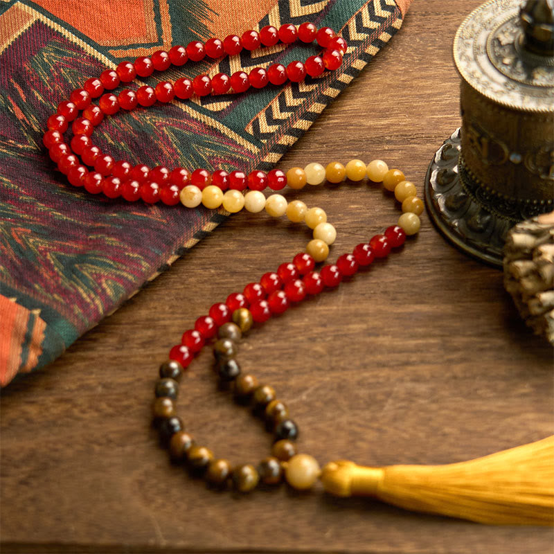 Bracelet Mala 108 Buddha Stones