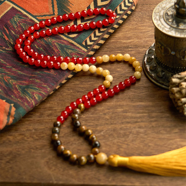 Bracelet Mala 108 Buddha Stones