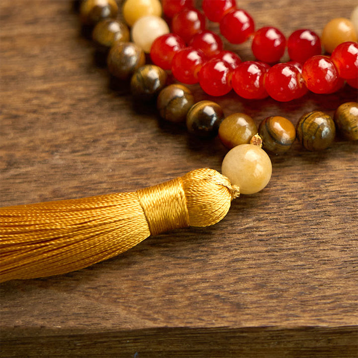 Bracelet Mala 108 Buddha Stones