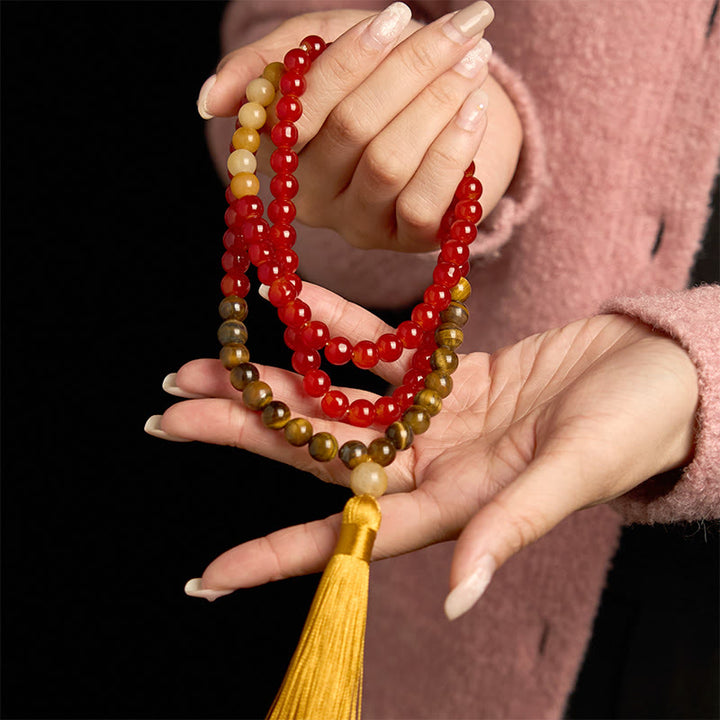 Bracelet Mala 108 Buddha Stones