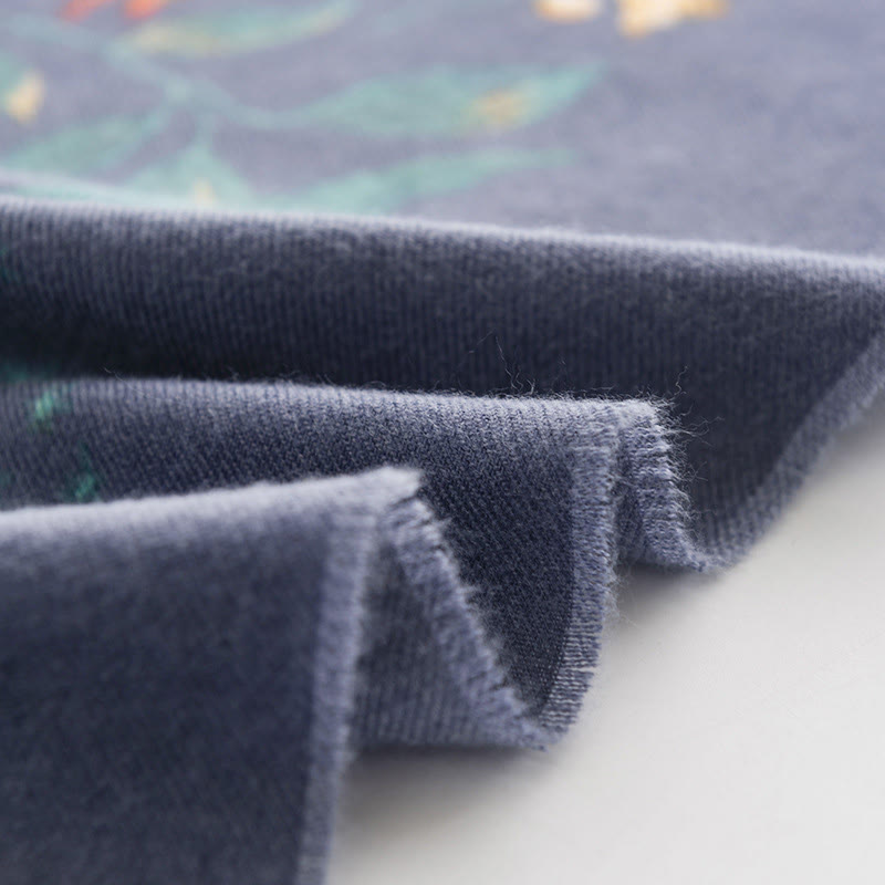 Écharpe enveloppante confortable et chaude avec motif imprimé de roses multiflores tibétaines en Buddha Stones pour l'automne et l'hiver - image 8